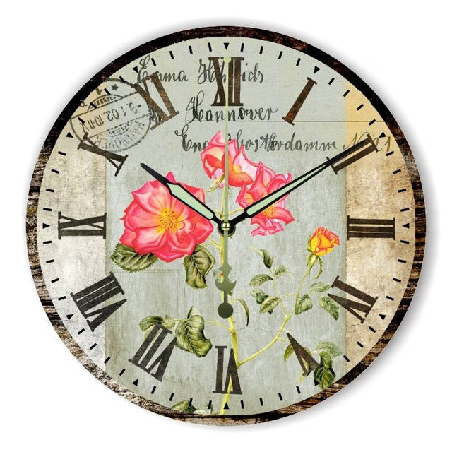 Vintage Silent Wall Clock 