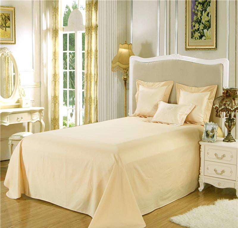Silky Embroidery Bedding Set King Queen Size 