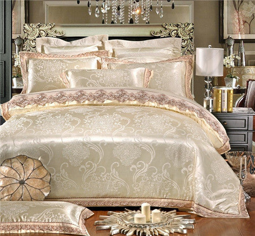 Stain Jacquard Luxury Royal Bedding Set 