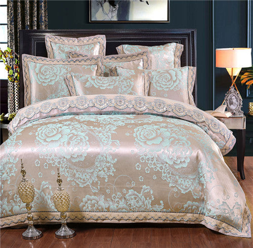 Stain Jacquard Luxury Royal Bedding Set 