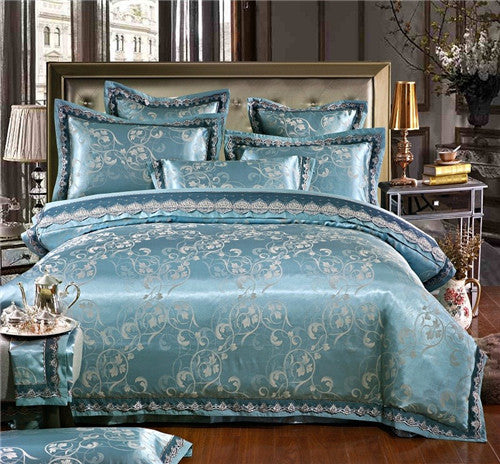 Stain Jacquard Luxury Royal Bedding Set 