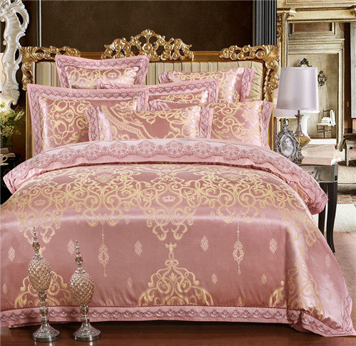 Stain Jacquard Luxury Royal Bedding Set 