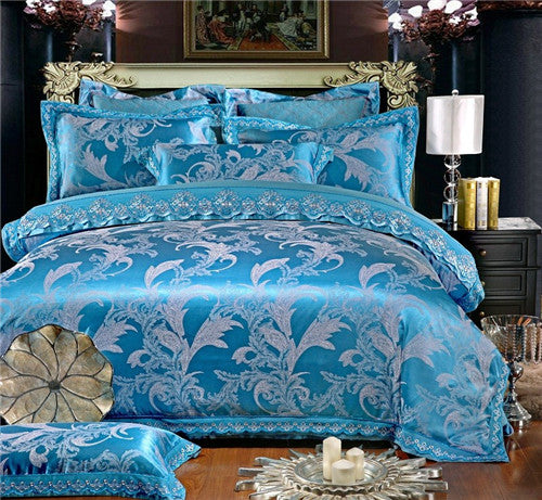 Stain Jacquard Luxury Royal Bedding Set 