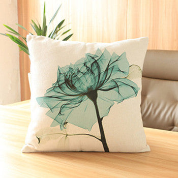 Floral Flower Cushion Cover Pillow Cases 
