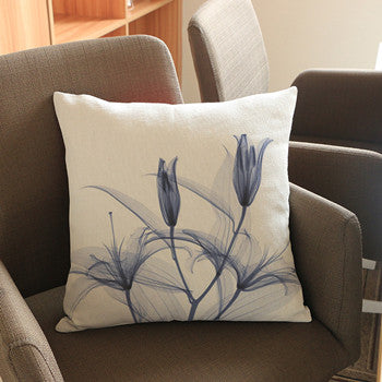 Floral Flower Cushion Cover Pillow Cases 