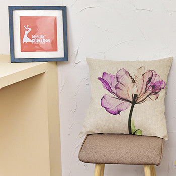 Floral Flower Cushion Cover Pillow Cases 