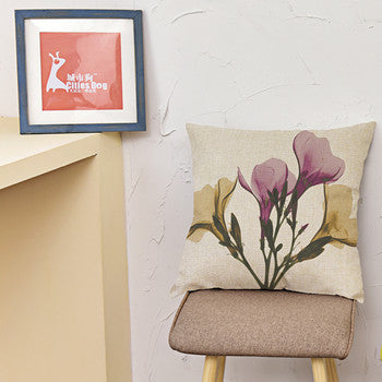 Floral Flower Cushion Cover Pillow Cases 