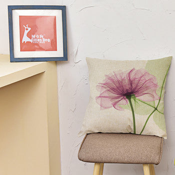 Floral Flower Cushion Cover Pillow Cases 