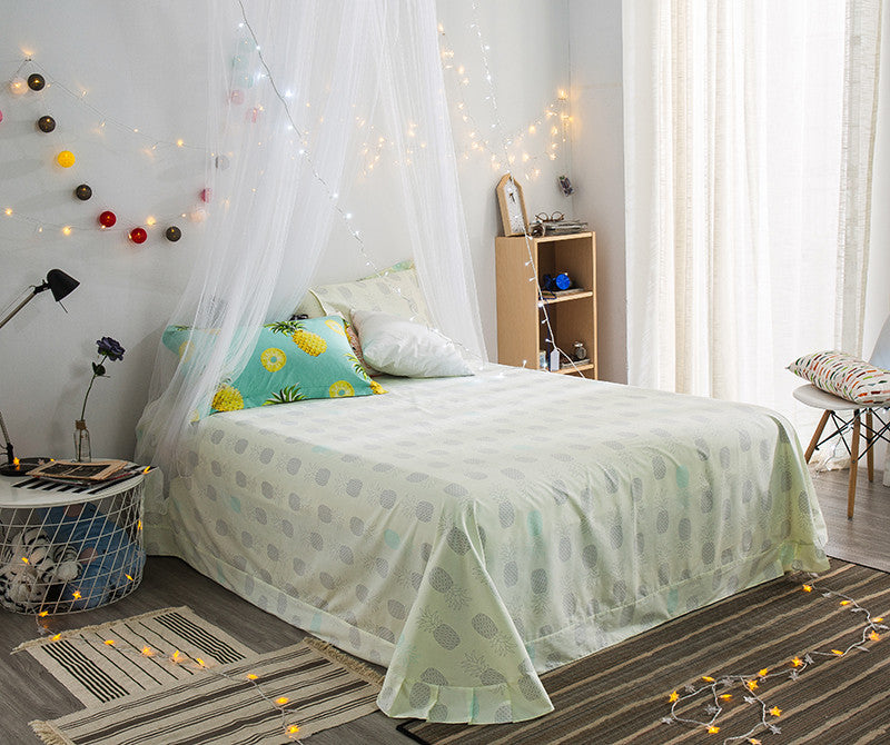 Pineapple Bedding Set King Queen Size 