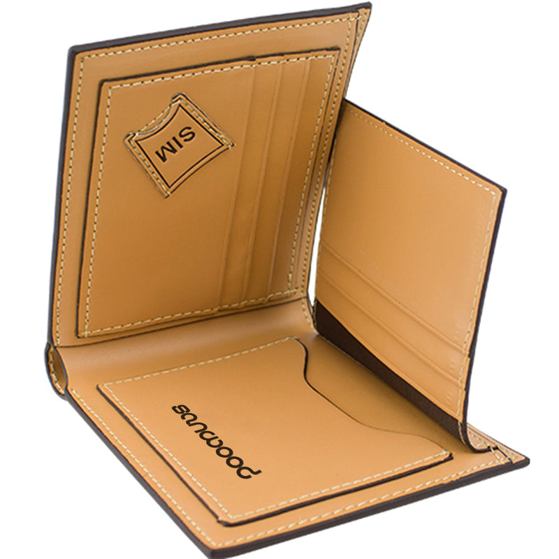 Men's Leather Bifold Wallet 