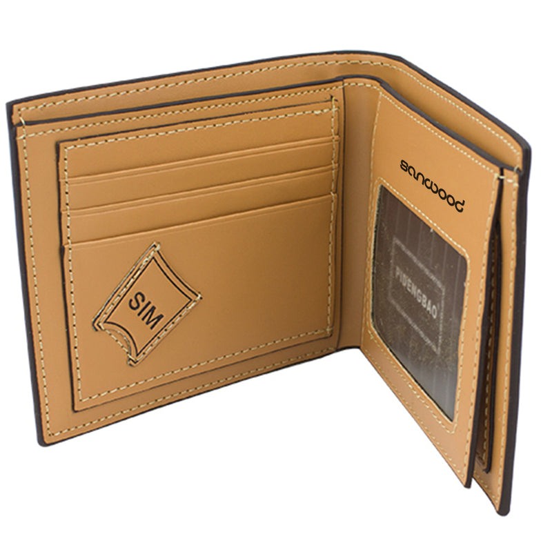 Men's Leather Bifold Wallet 
