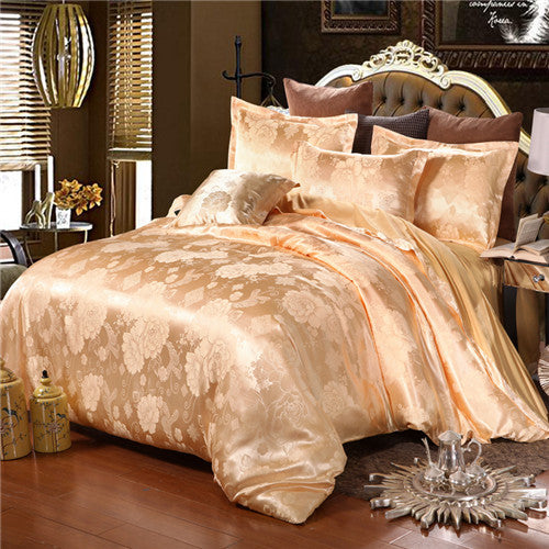 Luxury Jacquard Bedding Sets Queen/King Size 