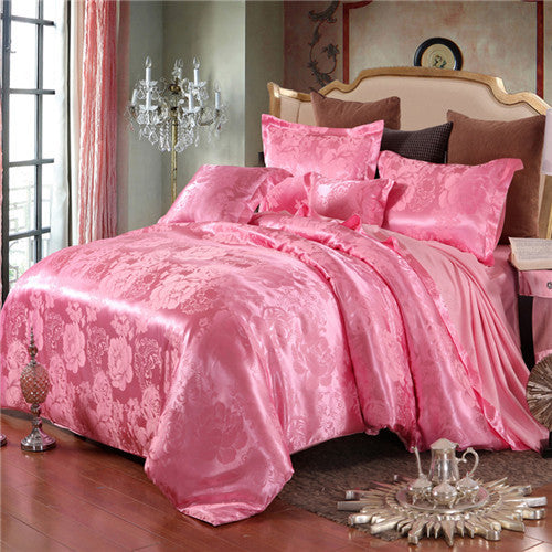 Luxury Jacquard Bedding Sets Queen/King Size 