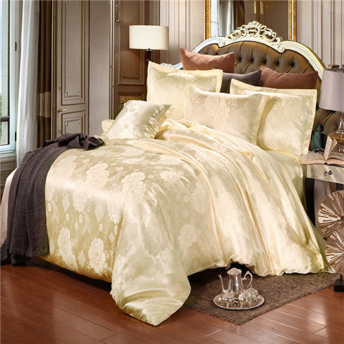 Luxury Jacquard Bedding Sets Queen/King Size 