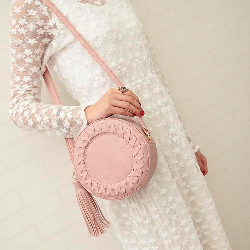 Round Women Crossbody Bags 