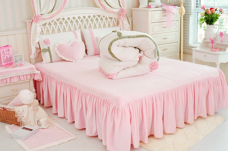 Crystal Velvet Duvet Cover Bedding Set 