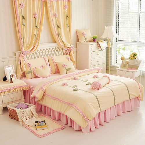 Crystal Velvet Duvet Cover Bedding Set 