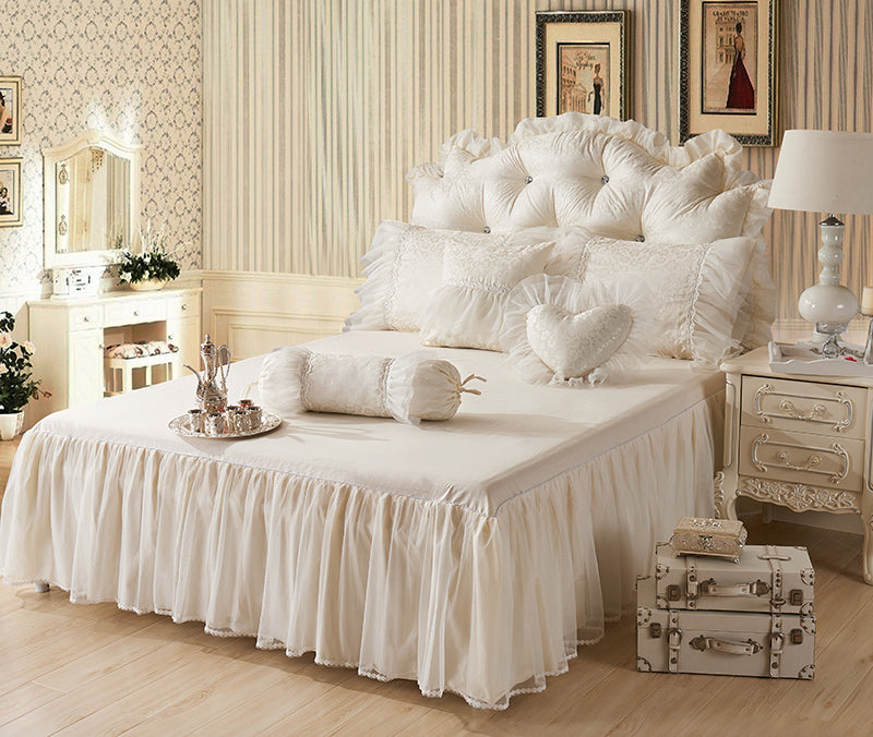 Korean Bedding Sets Lace Bedspreads 