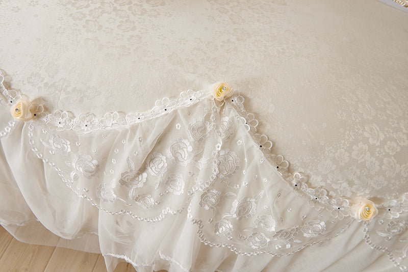 Korean Bedding Sets Lace Bedspreads 