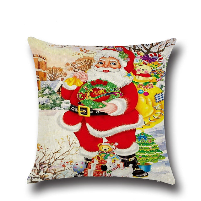 Christmas Cushions Pillowcase Covers 