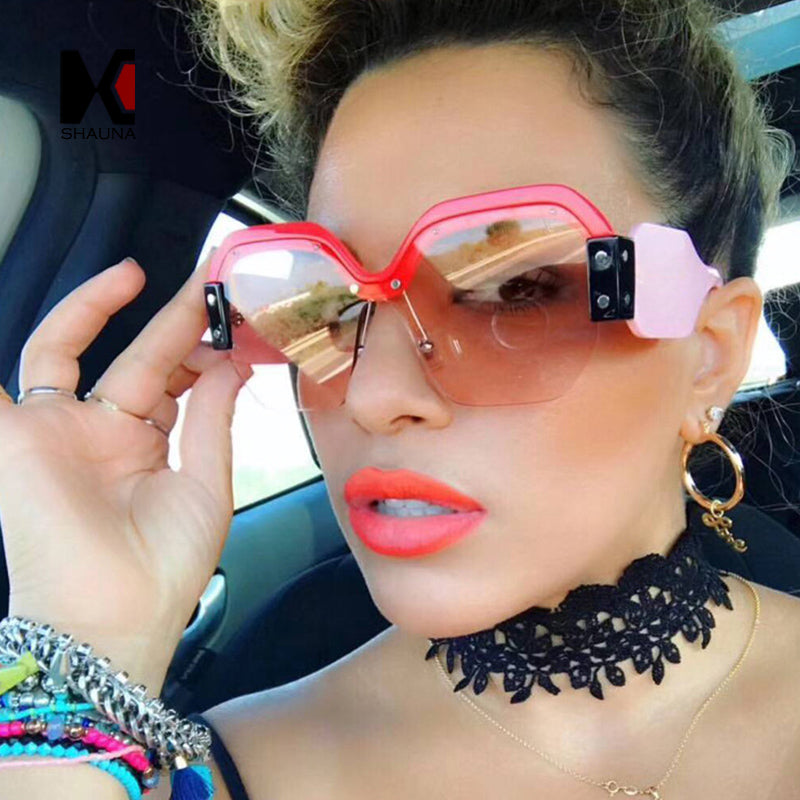 Tinted Lens Vintage Women Sunglasses 