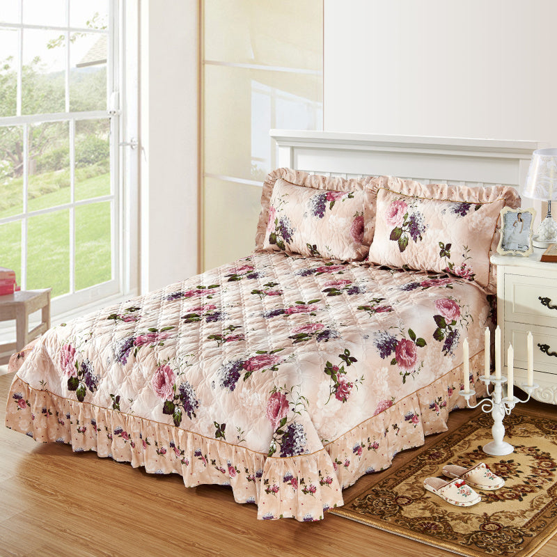 Sweet Floral Queen King Size Bedding Sets 