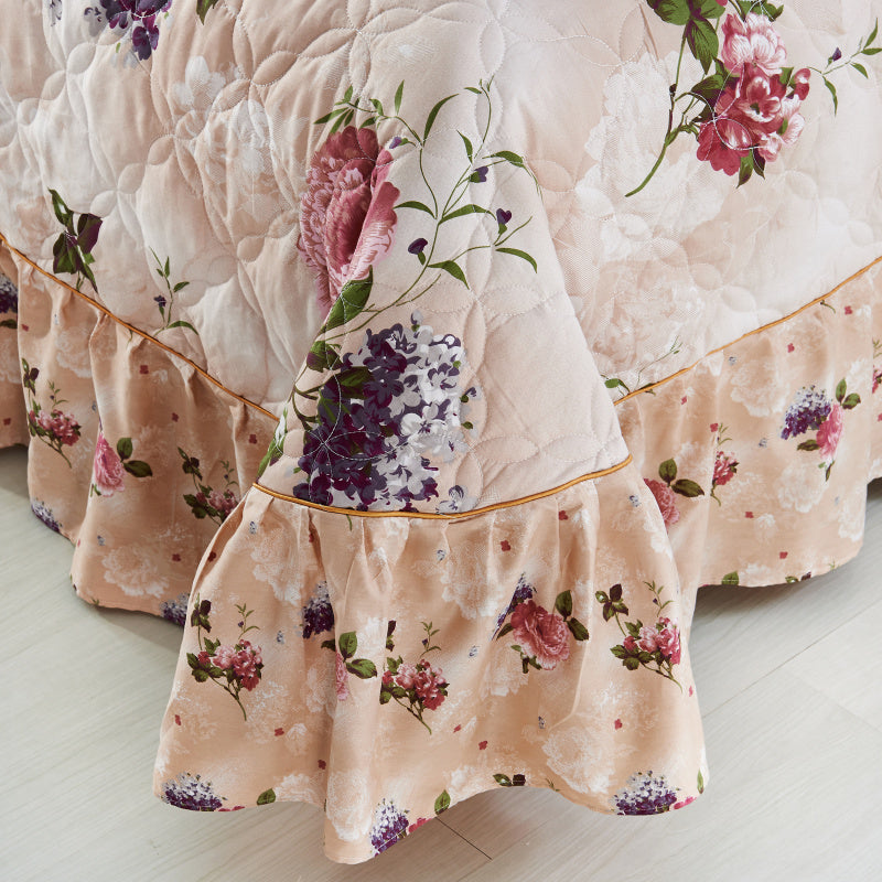 Sweet Floral Queen King Size Bedding Sets 