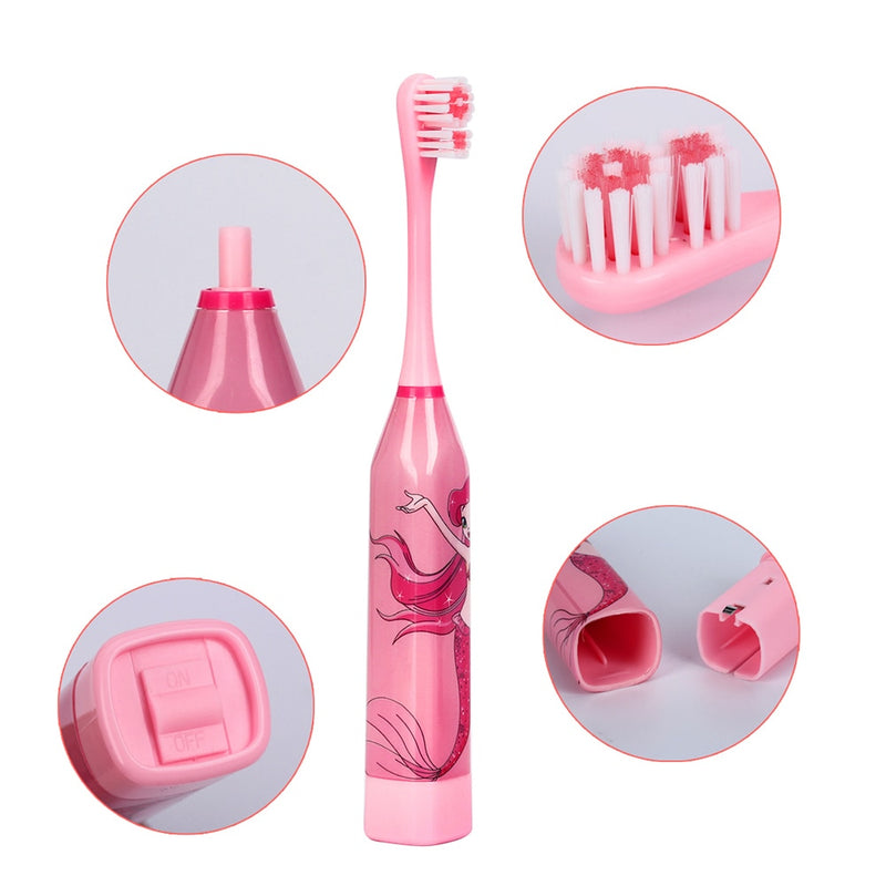 Cartoon Print Children Electric Toothbrush 