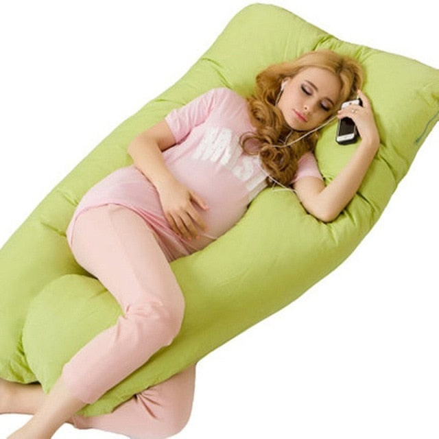 Maternity U Shaped Body Sleeping Pregnancy Pillow 