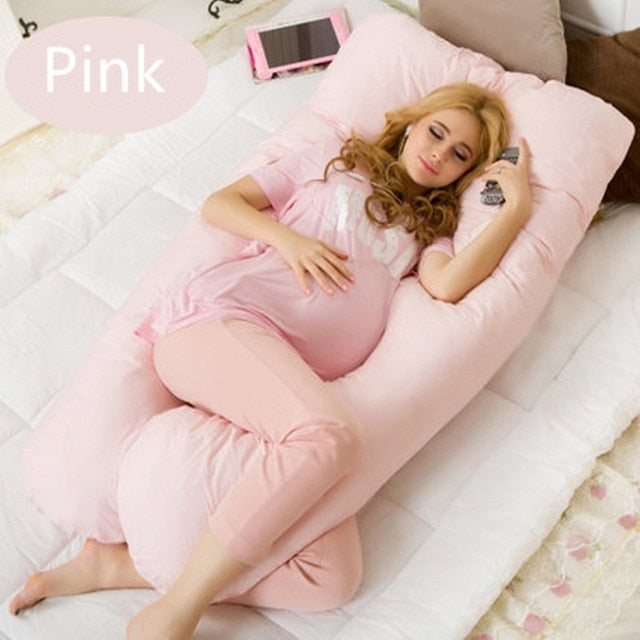 Maternity U Shaped Body Sleeping Pregnancy Pillow 