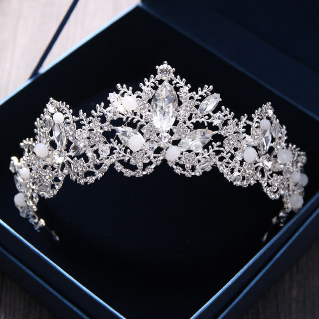Luxury Crystal Bridal Crown Tiaras 
