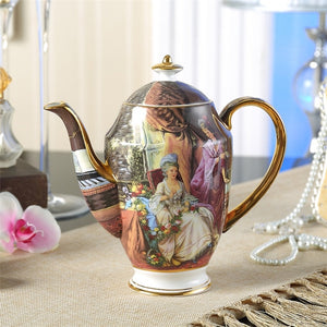 Royal Vintage China Tea Pot With Infuser 