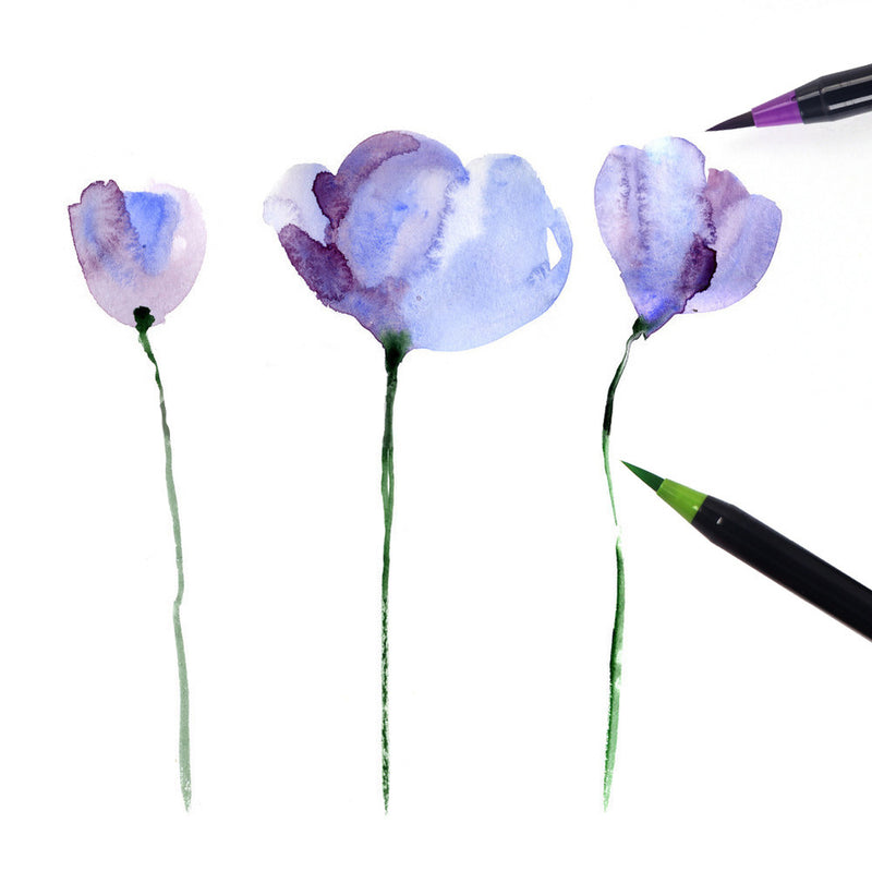 20 Color Premium Watercolor Brush Pen Set 