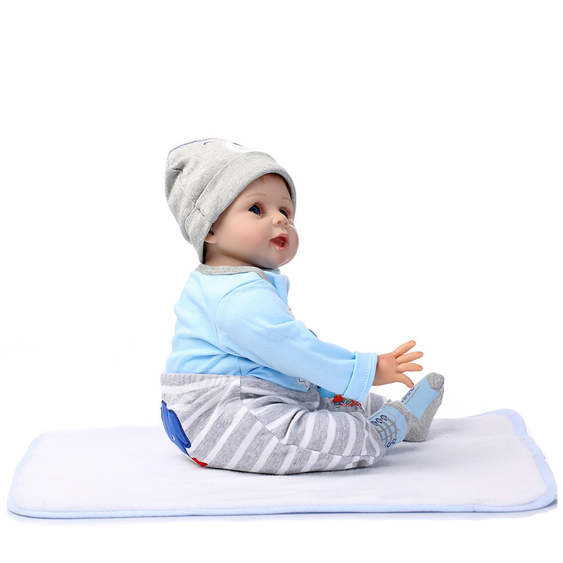 55cm Reborn Lifelike Realistic Baby Boy Doll 