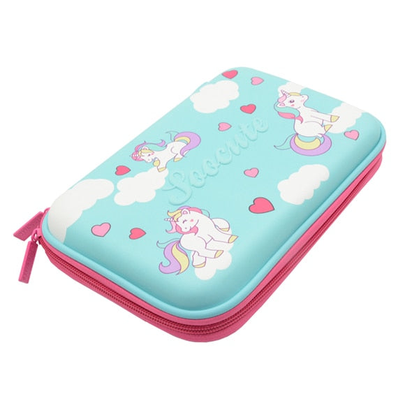 Unicorn Pencil Case Colorful School Supplies 