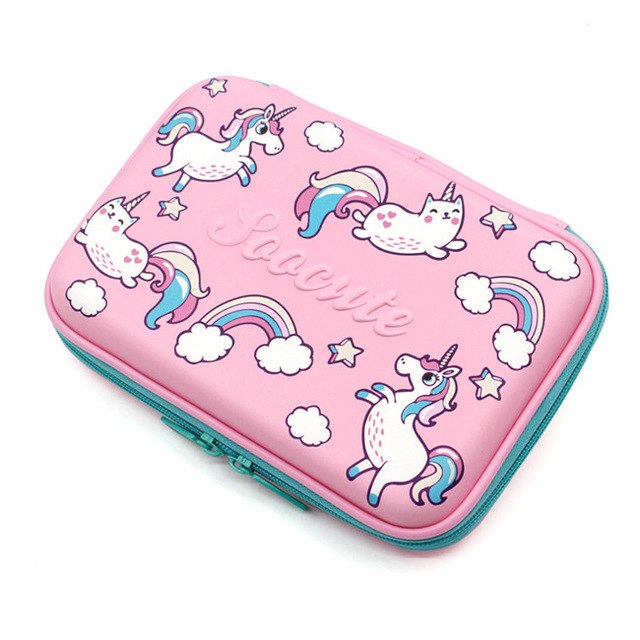 Unicorn Pencil Case Colorful School Supplies 