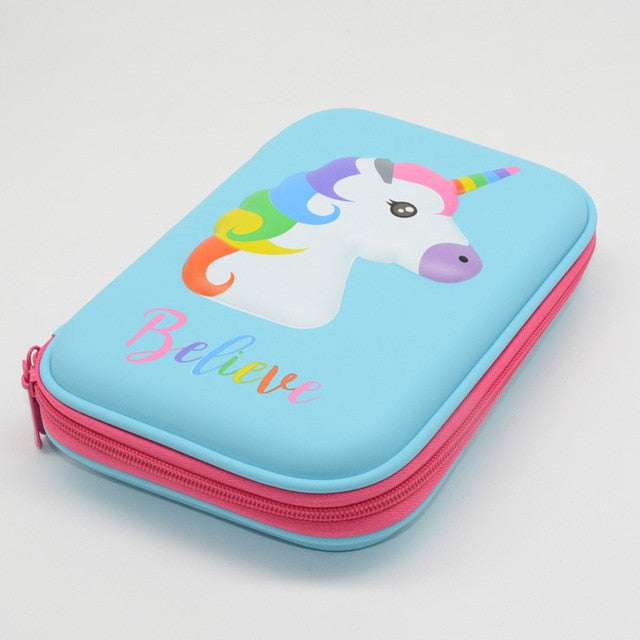 Unicorn Pencil Case Colorful School Supplies 