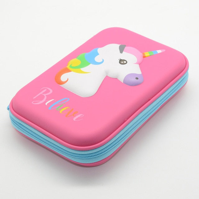 Unicorn Pencil Case Colorful School Supplies 